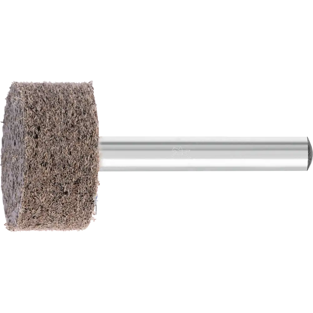 PFERD TOOLS POLINOX verpresster Vlies-Schleifstift Zylinderform PNER Ø 25x13 mm Schaft-Ø 6mm Hart A Grob für Finish