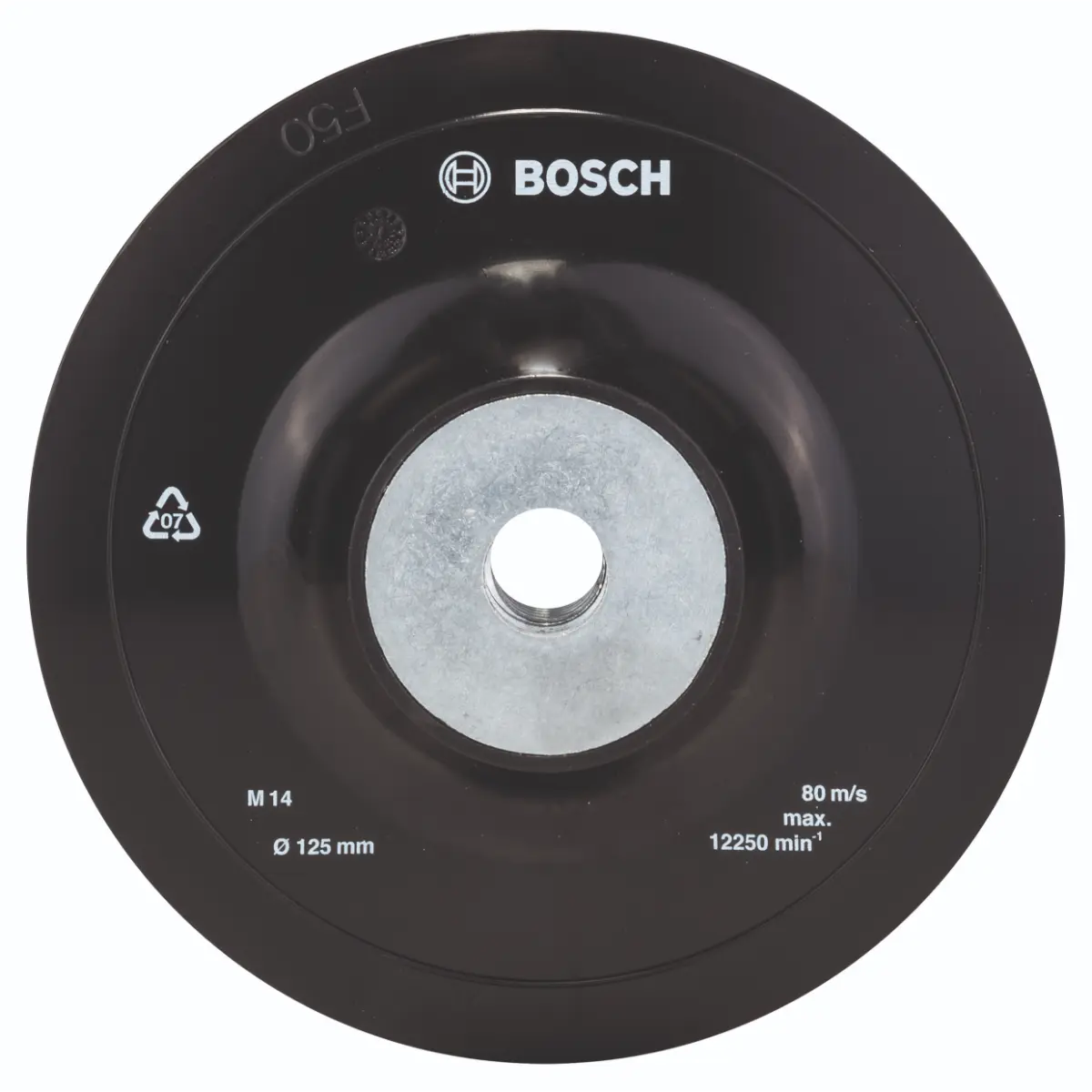 Bosch Schleifteller für Winkelschleifer, Spannsystem, 125 mm