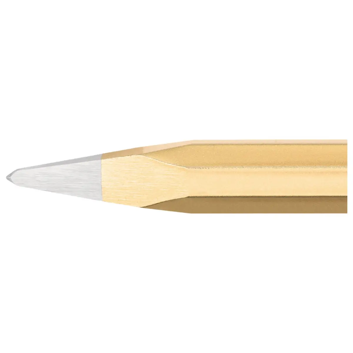 Rennsteig Spitzmeißel mit Handschutz 350 mm, 8-kant 18 mm, poliert