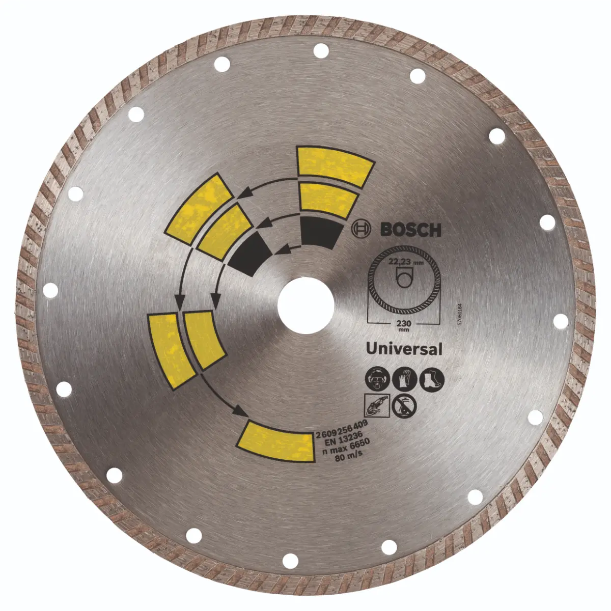 Bosch Diamanttrennscheibe Universal Turbo D= 230 mm