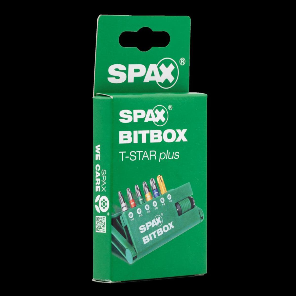 SPAX Bitbox T-Star Plus (6 Bits T10-T40 25mm + 1 Bit-Halter)