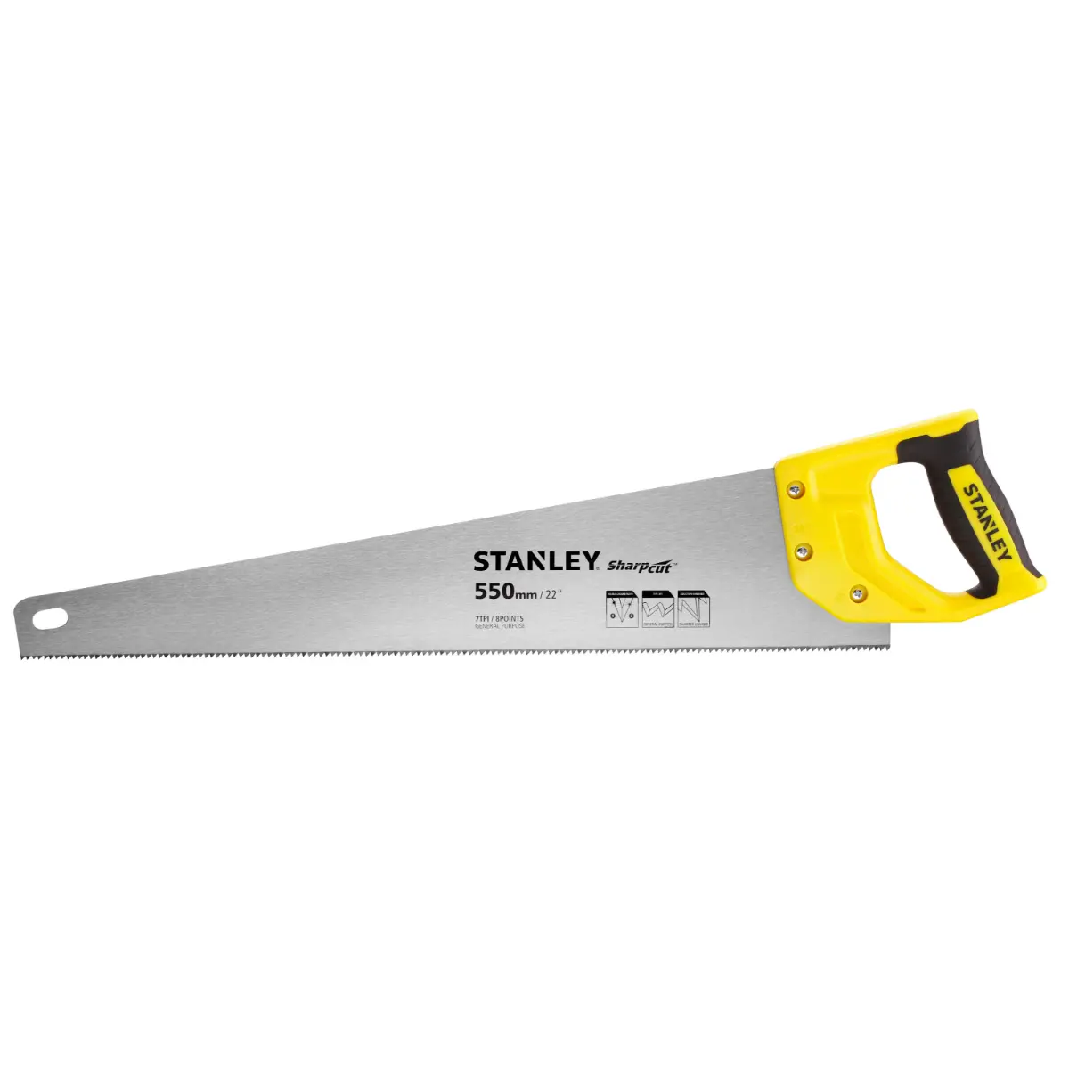 STANLEY Säge Sharp Cut 22”/550mm 7TPI