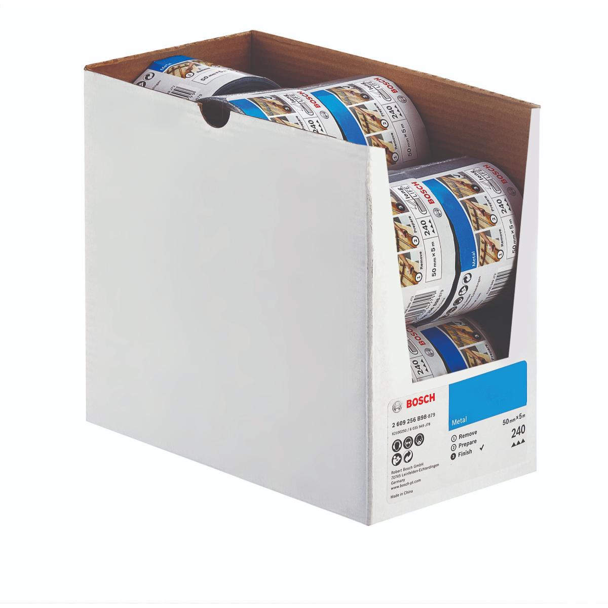 Bosch Schleifrolle Metall, 50 mm x 5m, P240