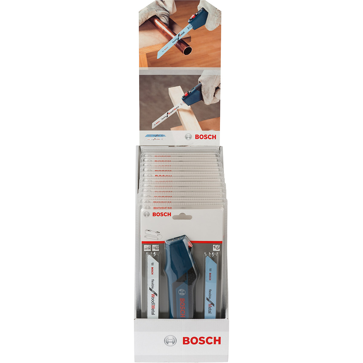 Bosch Sägehandgriff für Säbelsägeblätter, mit Sägeblatt S 922 EF, S 922 VF