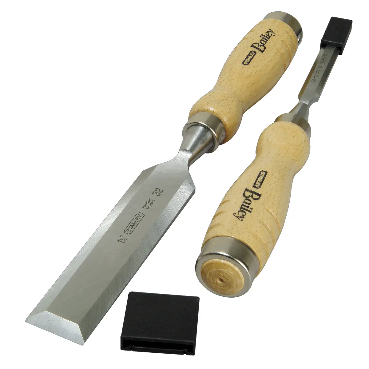 STANLEY Stechbeitel Bailey, Eschenholzheft mit Schlagring, 10mm