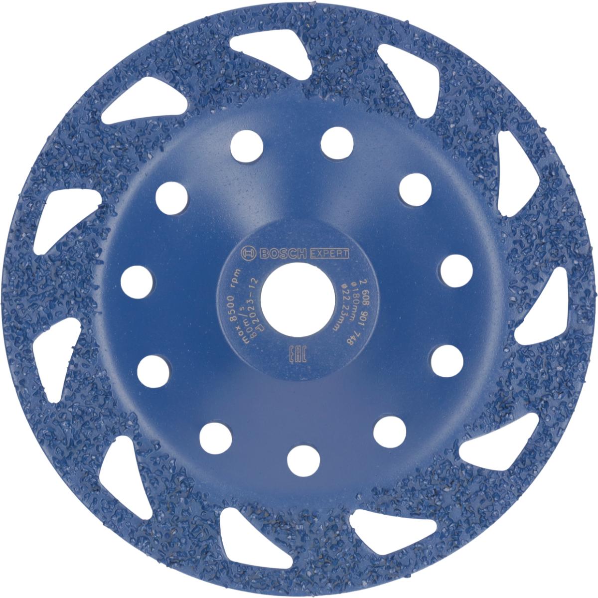 Bosch EXPERT Multi Material Carbide-Topfscheibe mittel 180 mm, 22,23 mm
