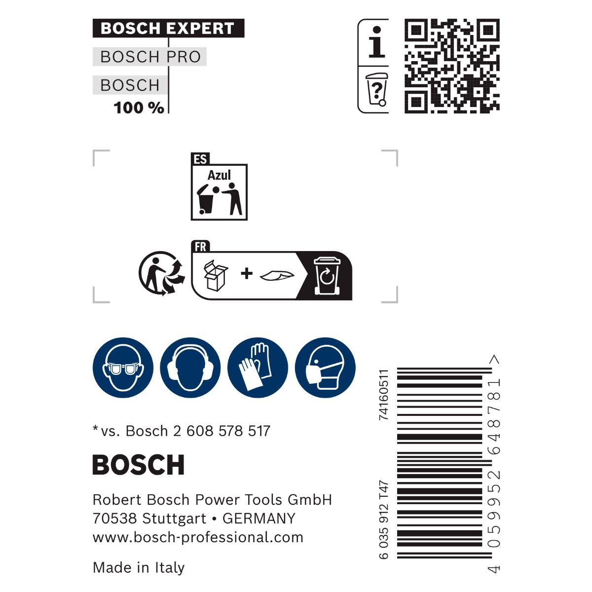 Bosch EXPERT SDS plus-8C Spitzmeißel, 40 x 250 mm, 5-Stück