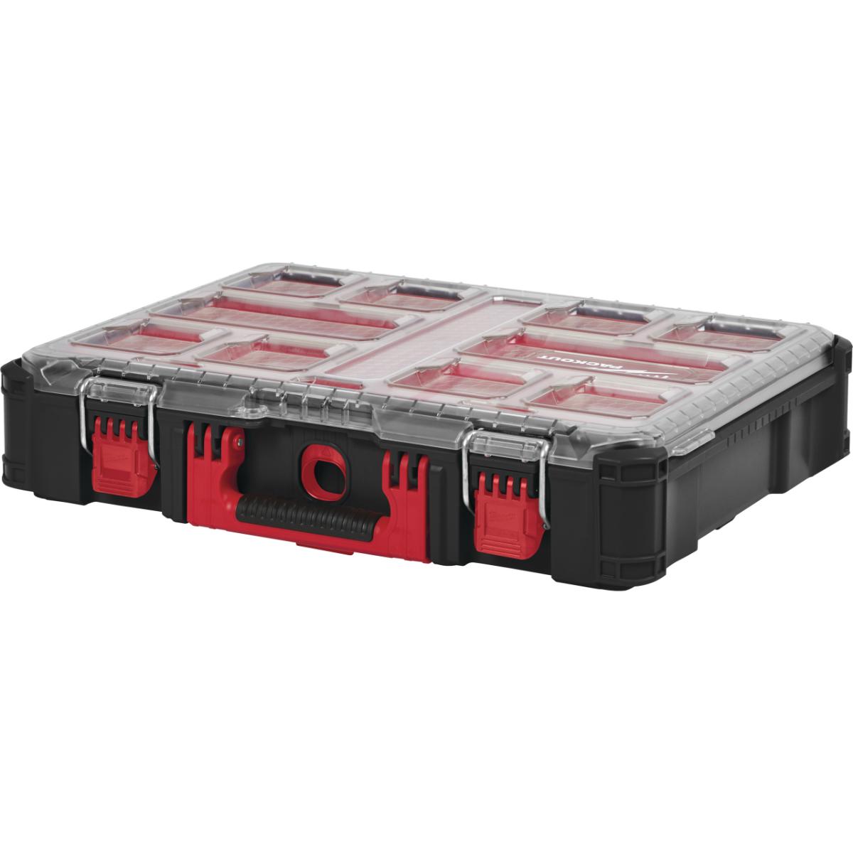 Milwaukee PACKOUT Organiser, inkl. Sortierboxen