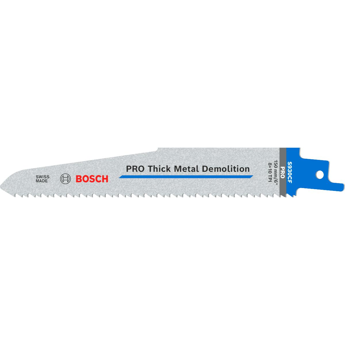 Bosch PRO Säbelsägeblatt S 930 CF, Endurance for Heavy Metal, 5er-Pack