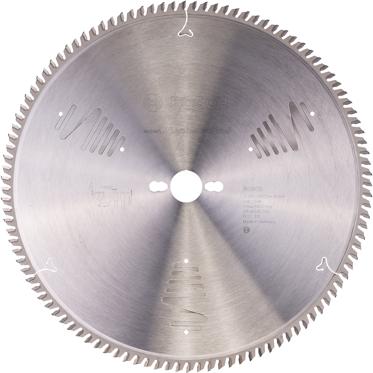 Bosch Kreissägeblatt Expert for Laminated Panel