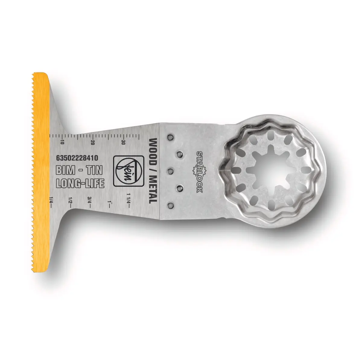 FEIN E-Cut Bi-Metall Sägeblatt mit TiN-Beschichtung, 50 x 65 mm, VE 5