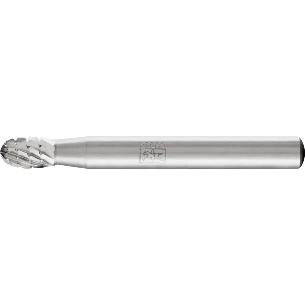 Mèche à fraiser HSS PFERD TOOLS forme goutte O denture 3 universelle moyenne fine brise-copeaux