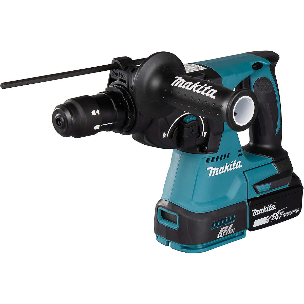 Makita Akku-Kombihammer 18V / 5,0 Ah, 3 Akkus + Ladegerät im MAKPAC
