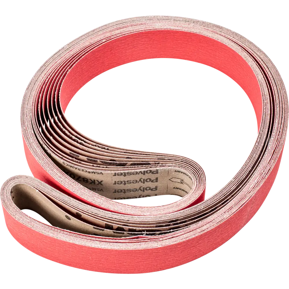 PFERD TOOLS Keramikkorn Schleifband BA für Edelstahl-Schliff mit Bandschleifer Langband