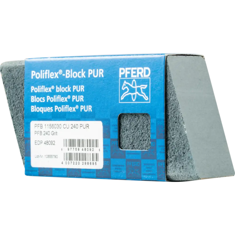 PFERD TOOLS Poliflex Schleifblock Bindung PUR für Feinschliff und Finish