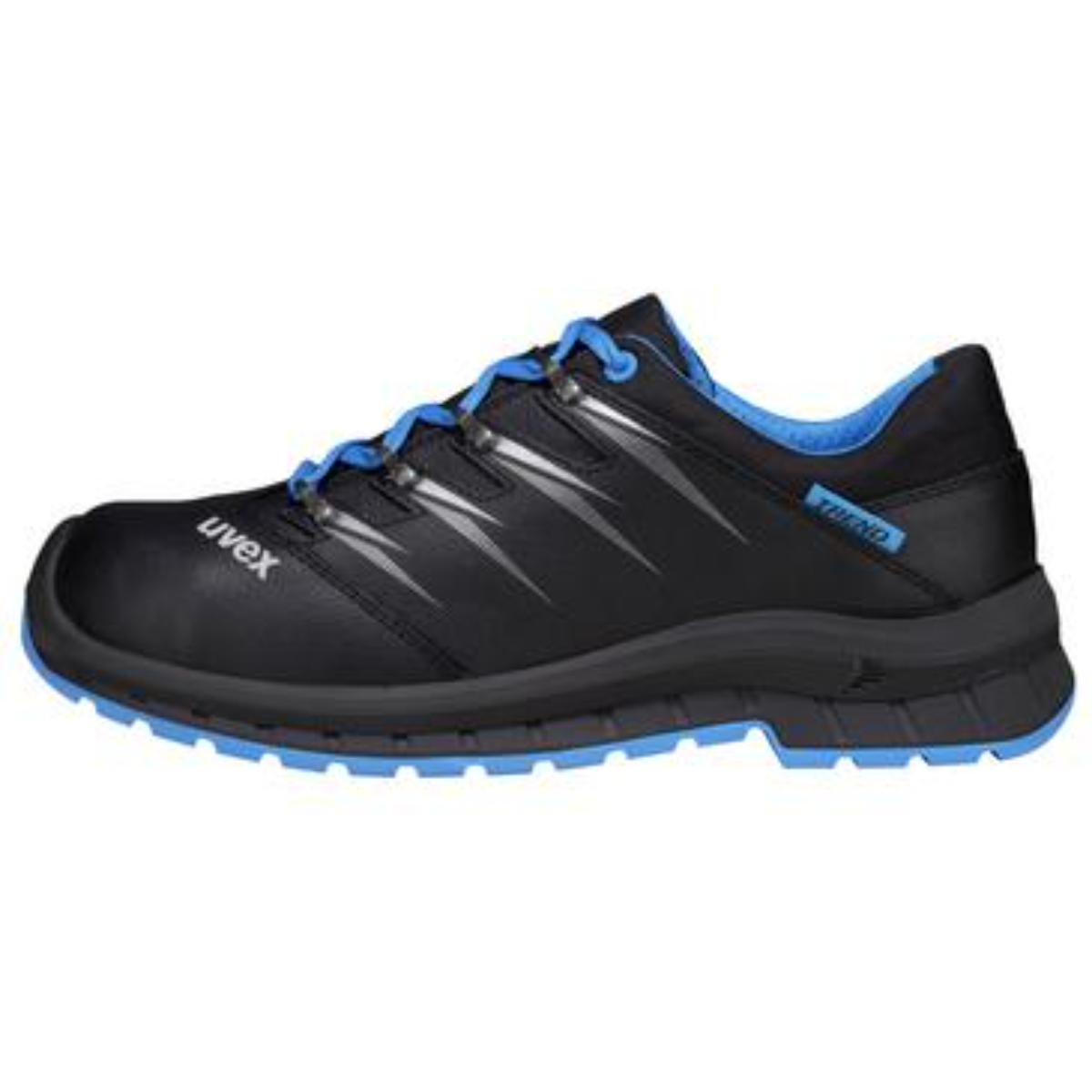 6934335uv uvex 2 trend Sicherheitsschuh Halbschuh S3 blau-schwarz