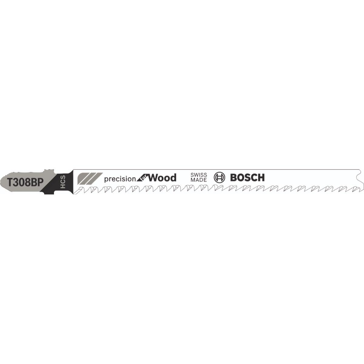 2609256794BO Bosch Stichsägeblatt HCS, T 308 BP Precision for Wood