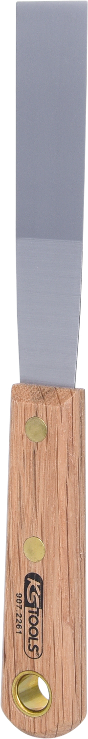 KS Tools Edelstahl-Spachtel, mit Holzgriff