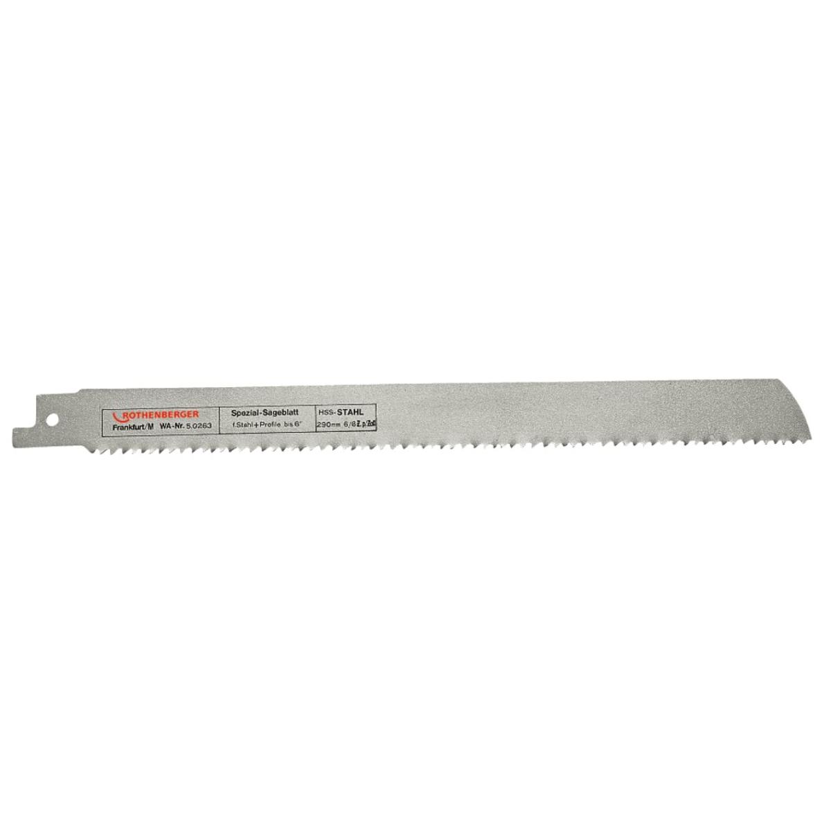 Rothenberger Spezial - Rohrsägeblatt 290x25x1,6