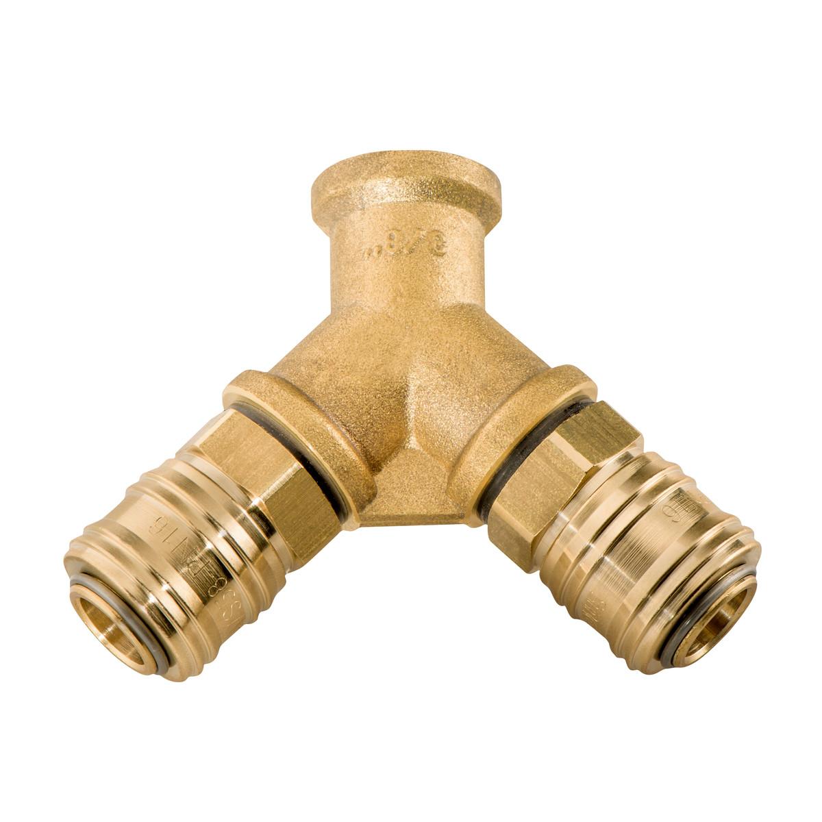 0901026645me Metabo Druckluftverteiler Euro, 2-leitig