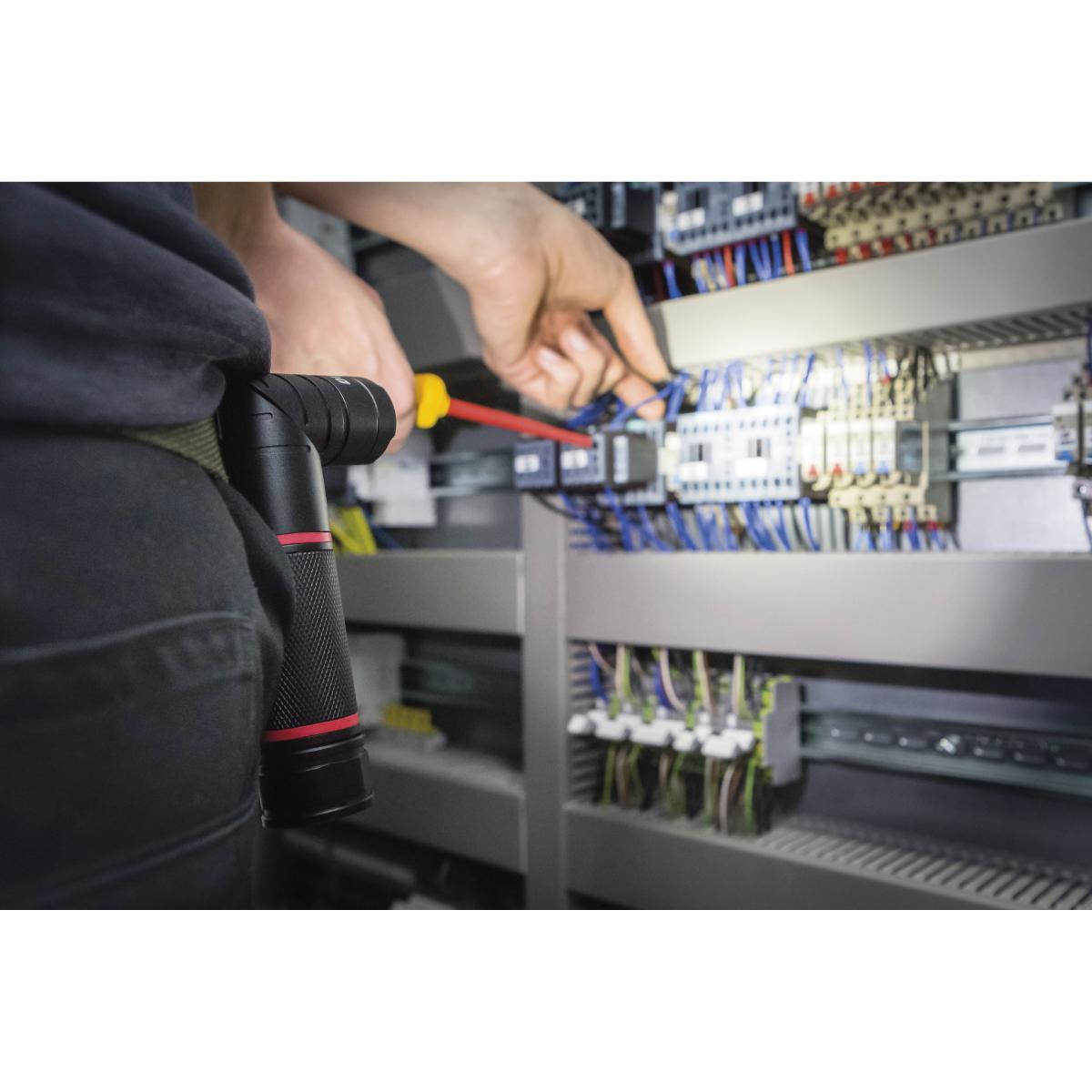 Wiha Taschenlampe mit LED, Laser und UV Licht mit 3x AAA-Batterien