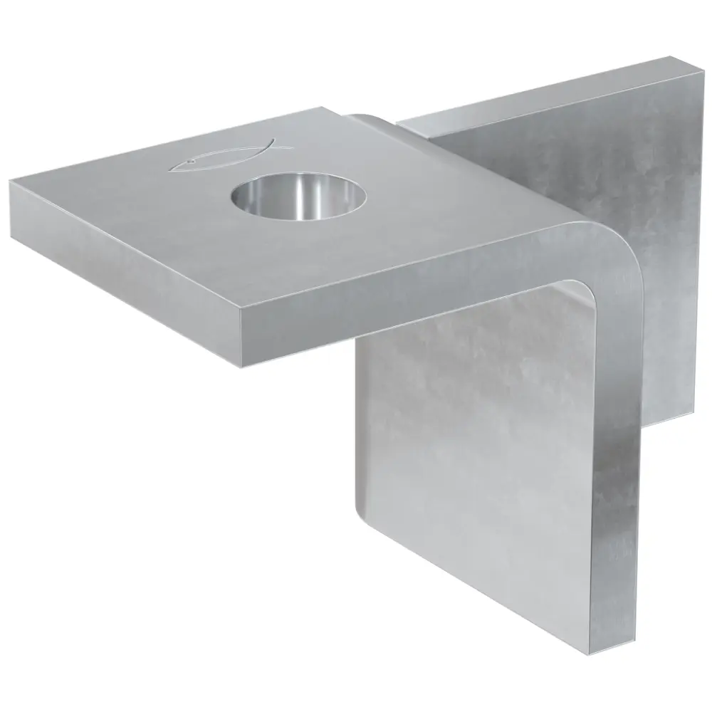 Fischer Mehrdimensionaler Winkel FUF 180°R galvanisch verzinkt