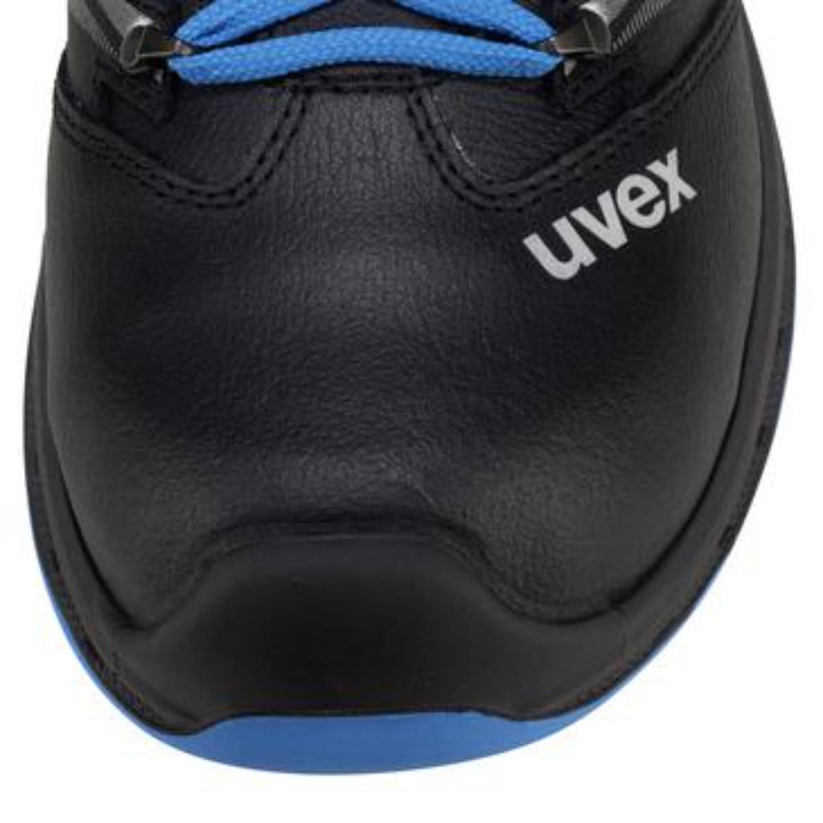 6934235uv uvex 2 trend Sicherheitsschuh Halbschuh S3 blau-schwarz