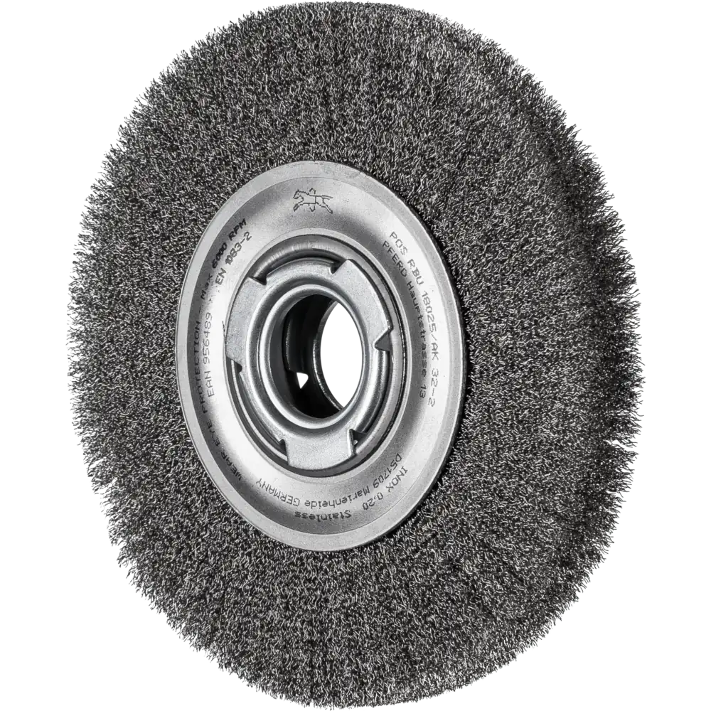 PFERD TOOLS Rundbürste breit ungezopft RBU Edelstahl-Draht