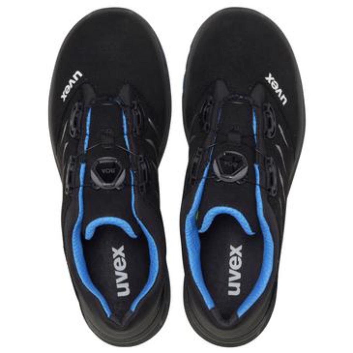 uvex 2 trend BOA SicherheitsschuhHalbschuhe S1P blau-schwarz