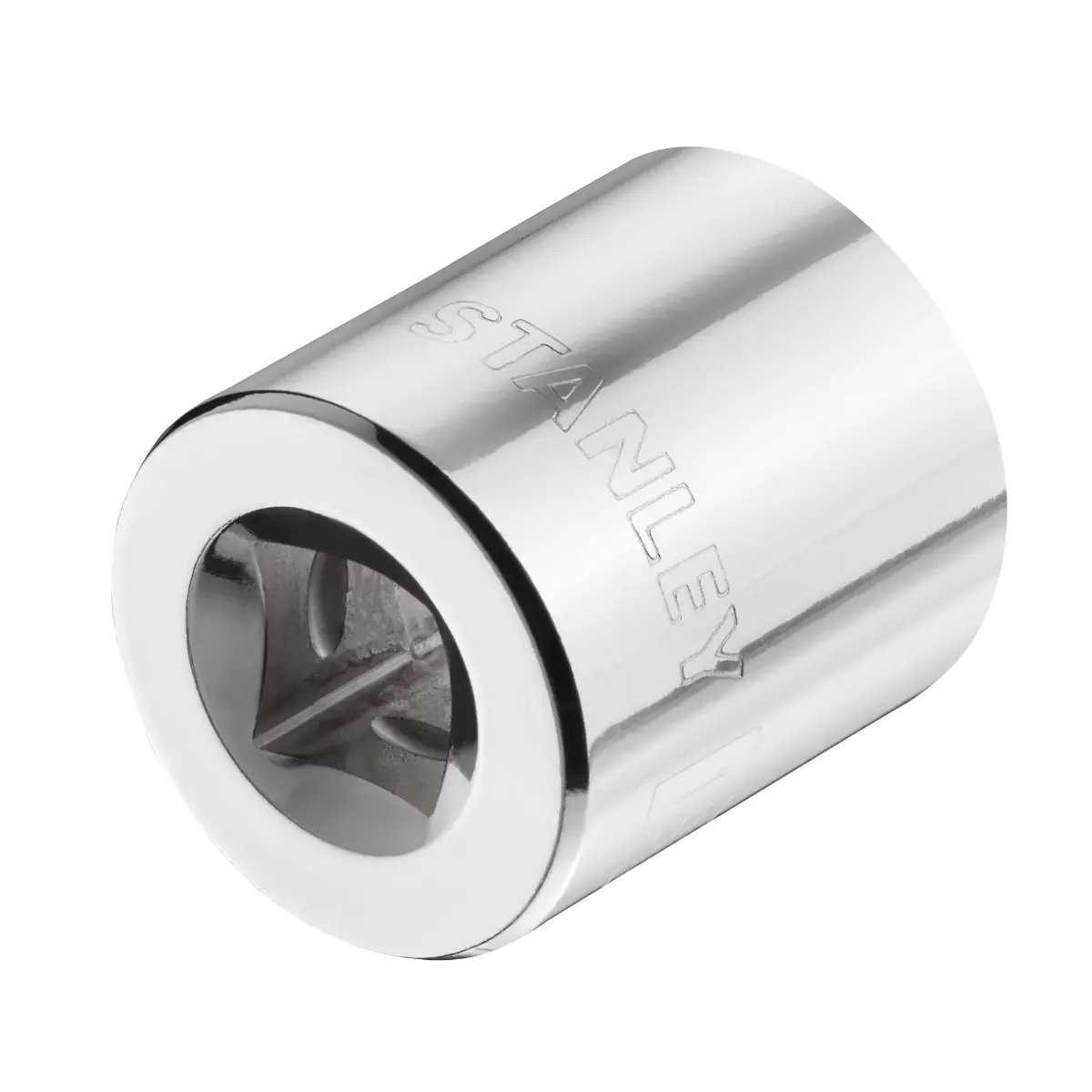 STANLEY 3/8 Zoll 6-Kant Stecknuss 19 mm mit MaxiDrive-Profil