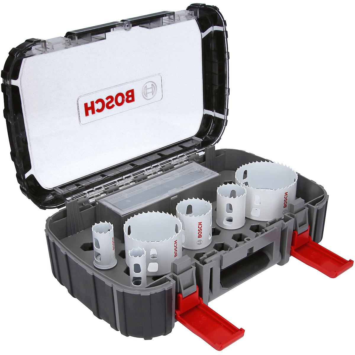 Bosch Lochsägen-Set Progressor for Wood and Metal, 9-teiliges Elektrikerset, 19-68 mm