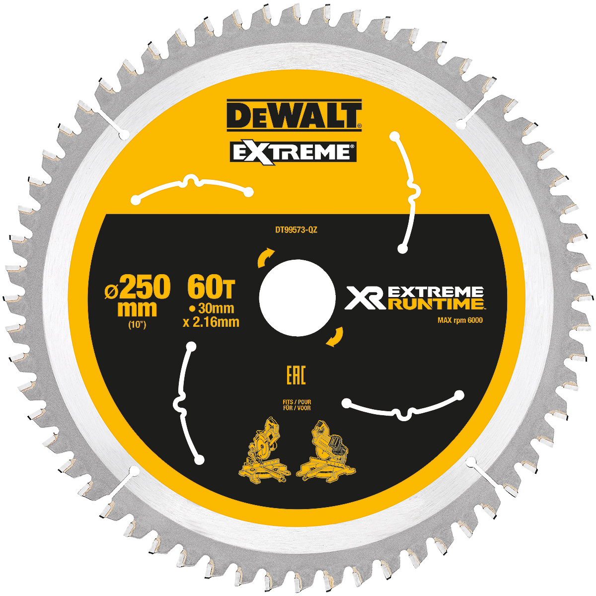 DEWALT XR EXTREME Kreissägeblatt stationär Extra feine Schnitte