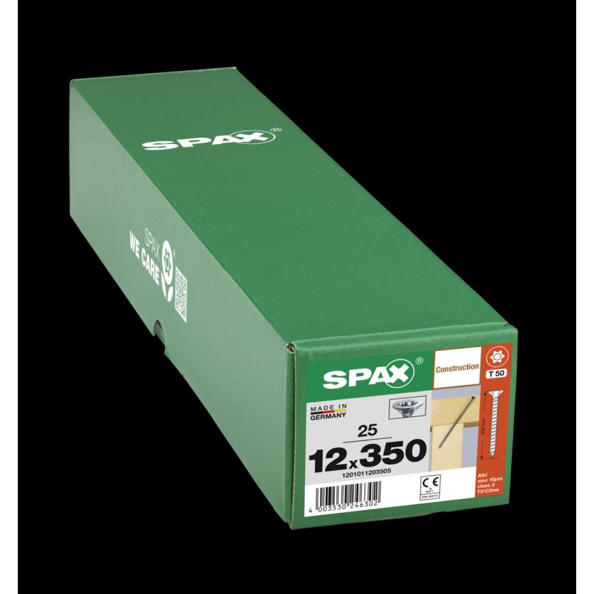 SPAX-S Senkkopf Fräsrippen T-Star Plus T50 Vollgewinde Cut WIROX, 25 Stück