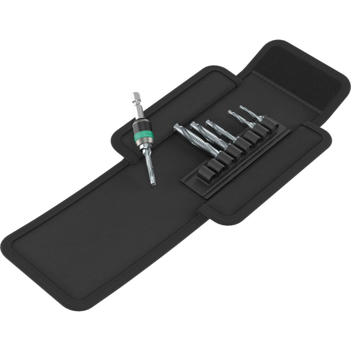 Wera 847/7 Kombigewindebohrer-Bits-Satz, 8-teiliges Set