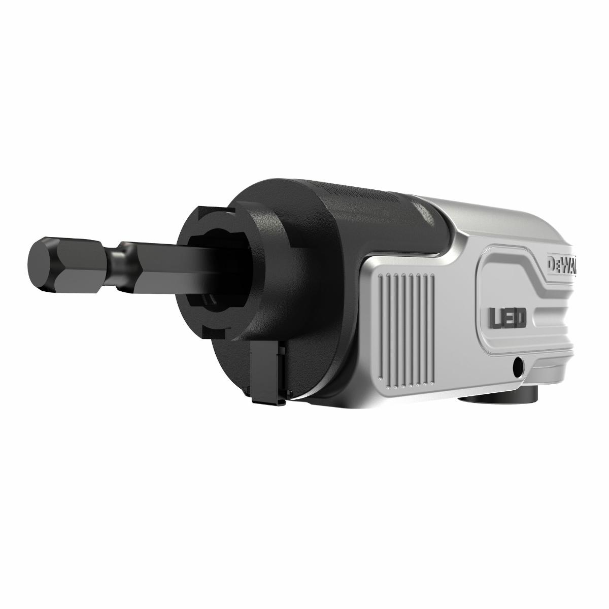 DEWALT Winkelvorsatz 1/4Z mit LED