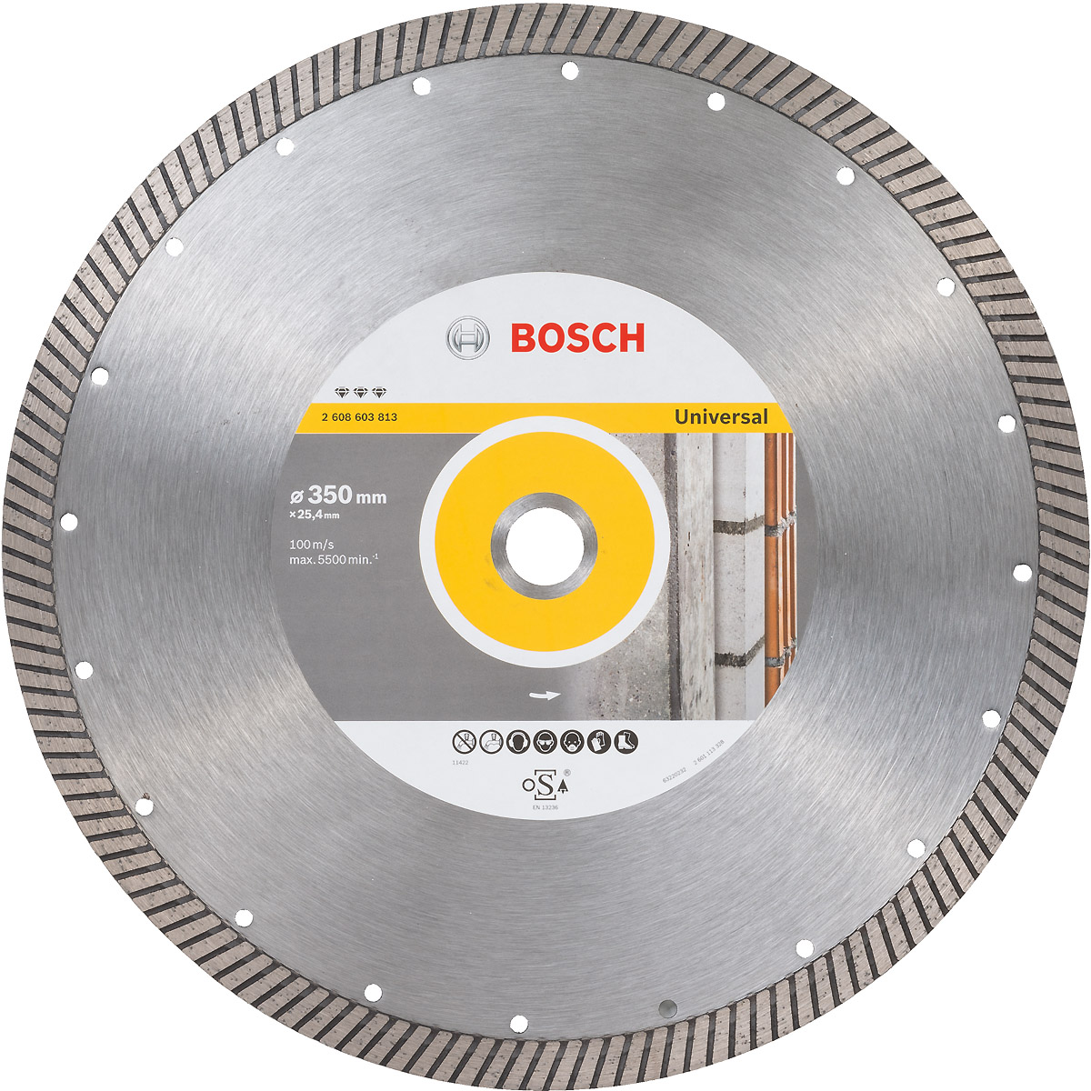 Bosch Diamant-Trennscheibe 350x25,4 Best Universal Turbo