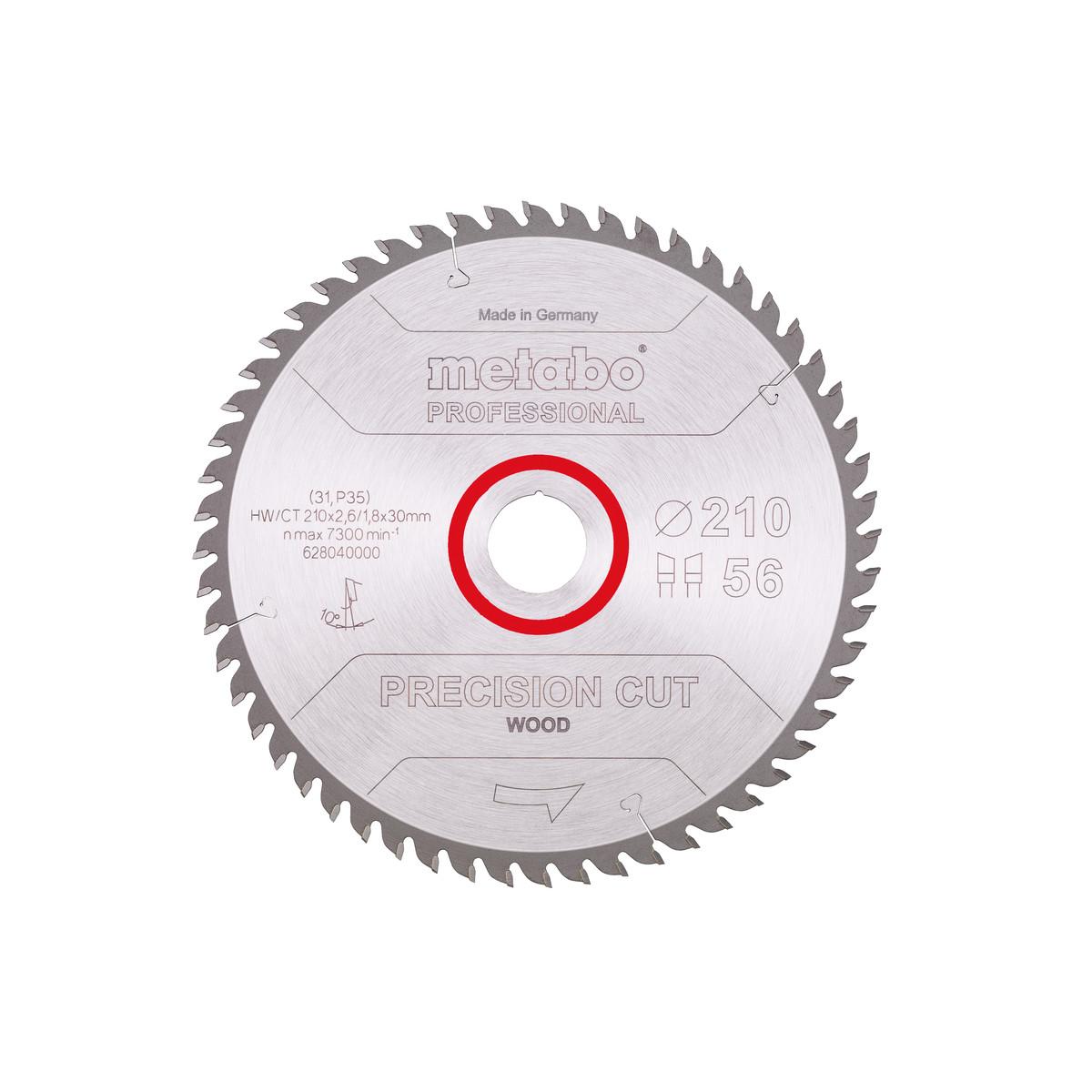 Metabo Sägeblatt precision cut wood - professional WZ 10°