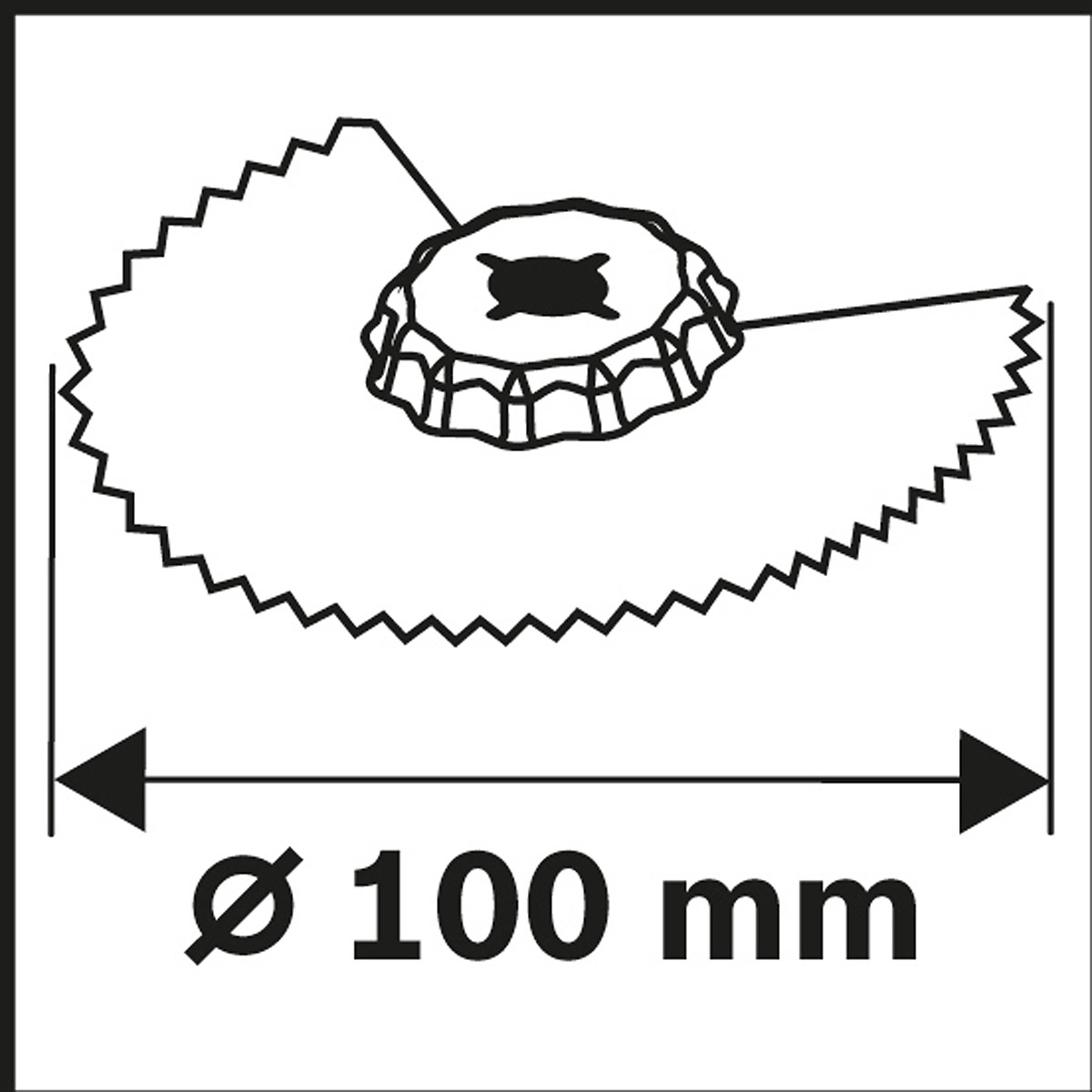Bosch BIM Segmentsägeblatt ACZ 100 BB, Wood and Metal, 100 mm