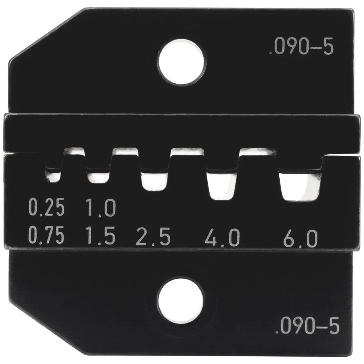 Rennsteig Crimpeinsatz für Aderendhülsen 0,25 - 6,0 mm², Pressbreite 20 mm
