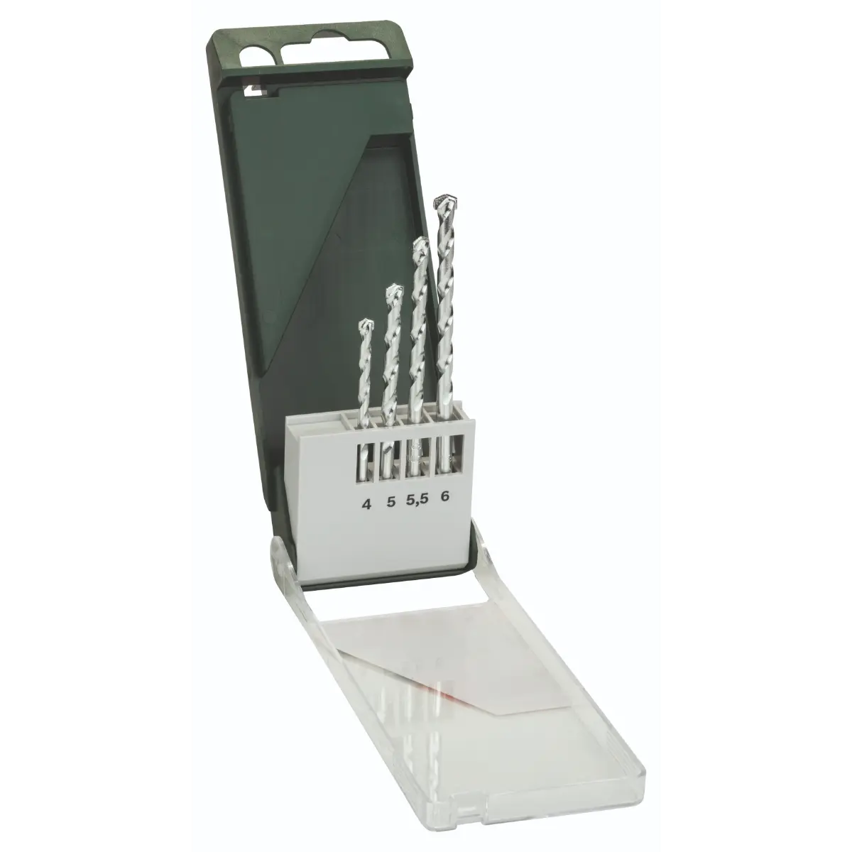 Bosch Steinbohrer-Set 4,0 x 75, 5,0 x 85, 5,5 x 85, 6,0 x 100, 4-tlg.