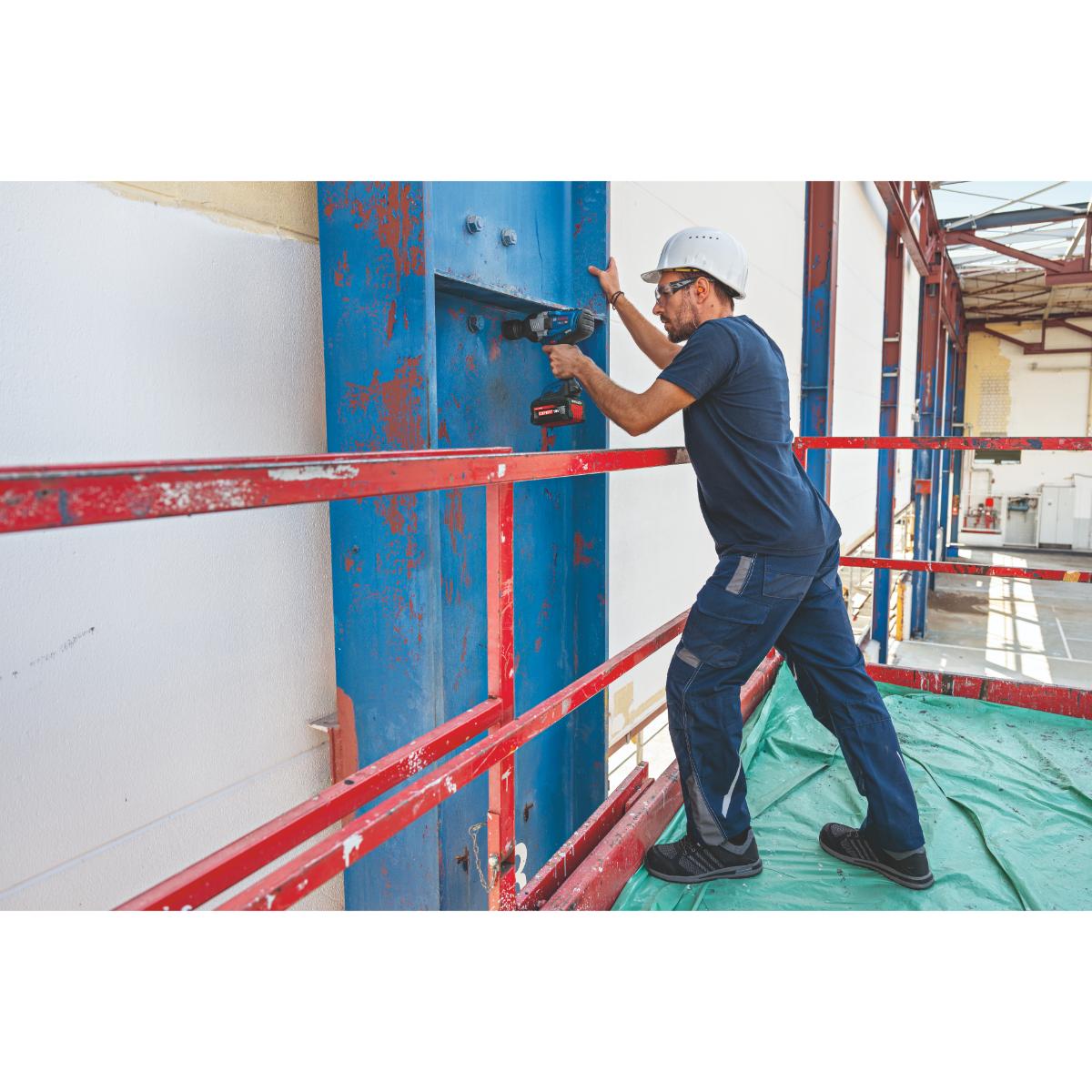 Bosch Akku-Drehschlagschrauber GDS18V-1600H, 2x EXBA18V-80 in L-BOXX