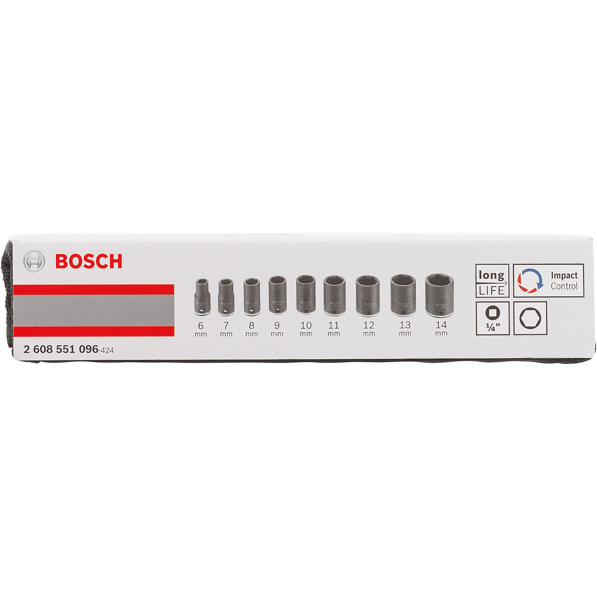 Bosch Steckschlüsseleinsätze-Set, 9-teilig