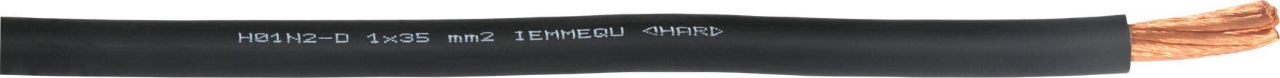 ELMAG Schweißkabel CU 95mm2, 50m, Gummi H01N2-D HAR