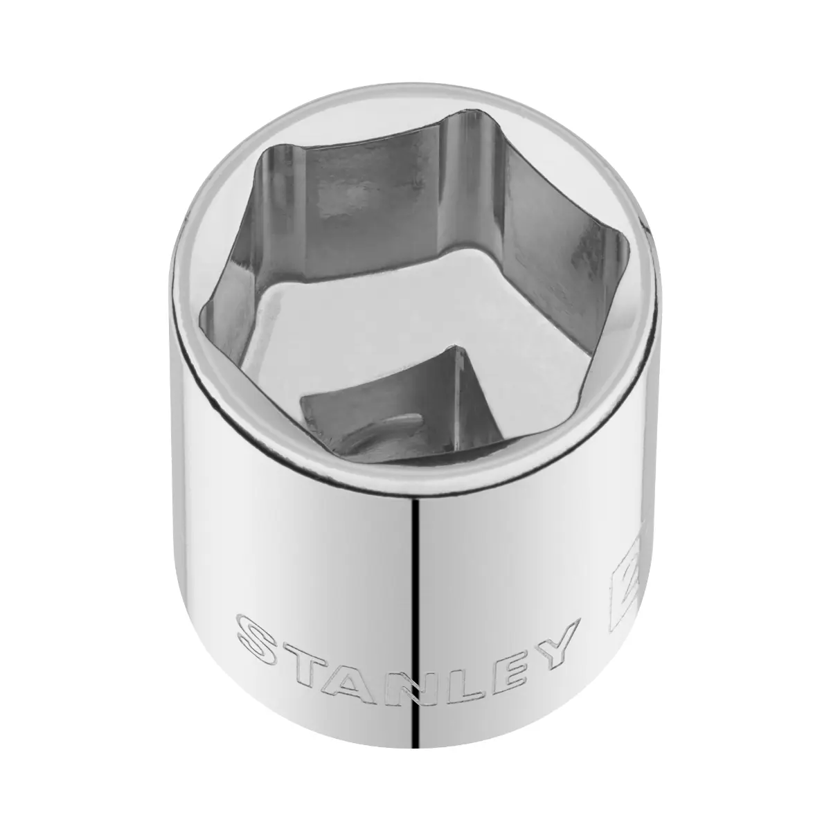 STANLEY 3/8 Zoll 6-Kant Stecknuss 21 mm mit MaxiDrive-Profil