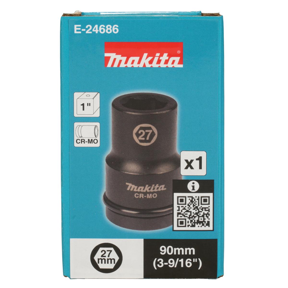 Makita Schlagnuss 1 Zoll - inkl. O-Ring und Stift - CR-MO