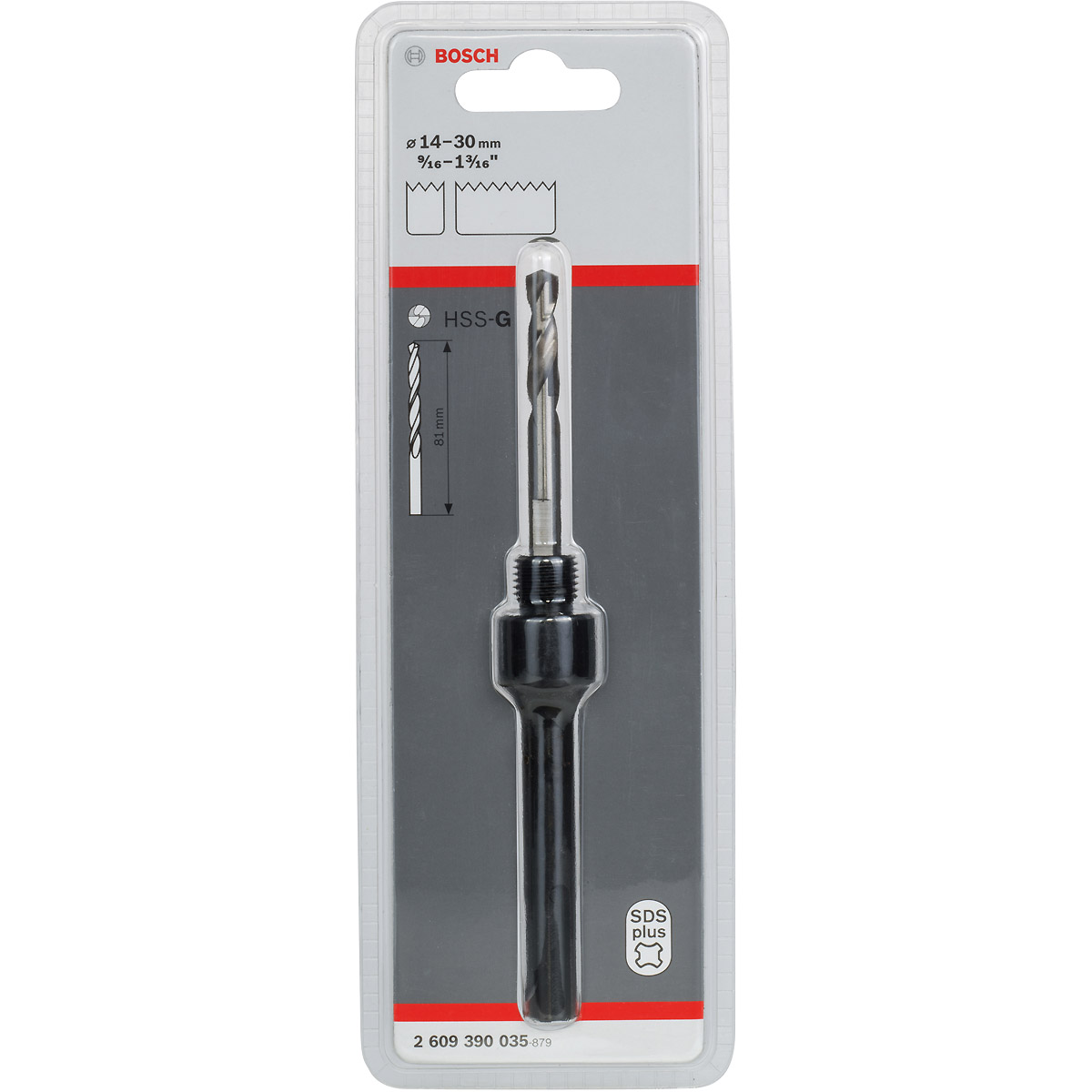 Bosch SDS plus-Adapter, 1/2 Zoll-20 UNF, 14 - 30 mm