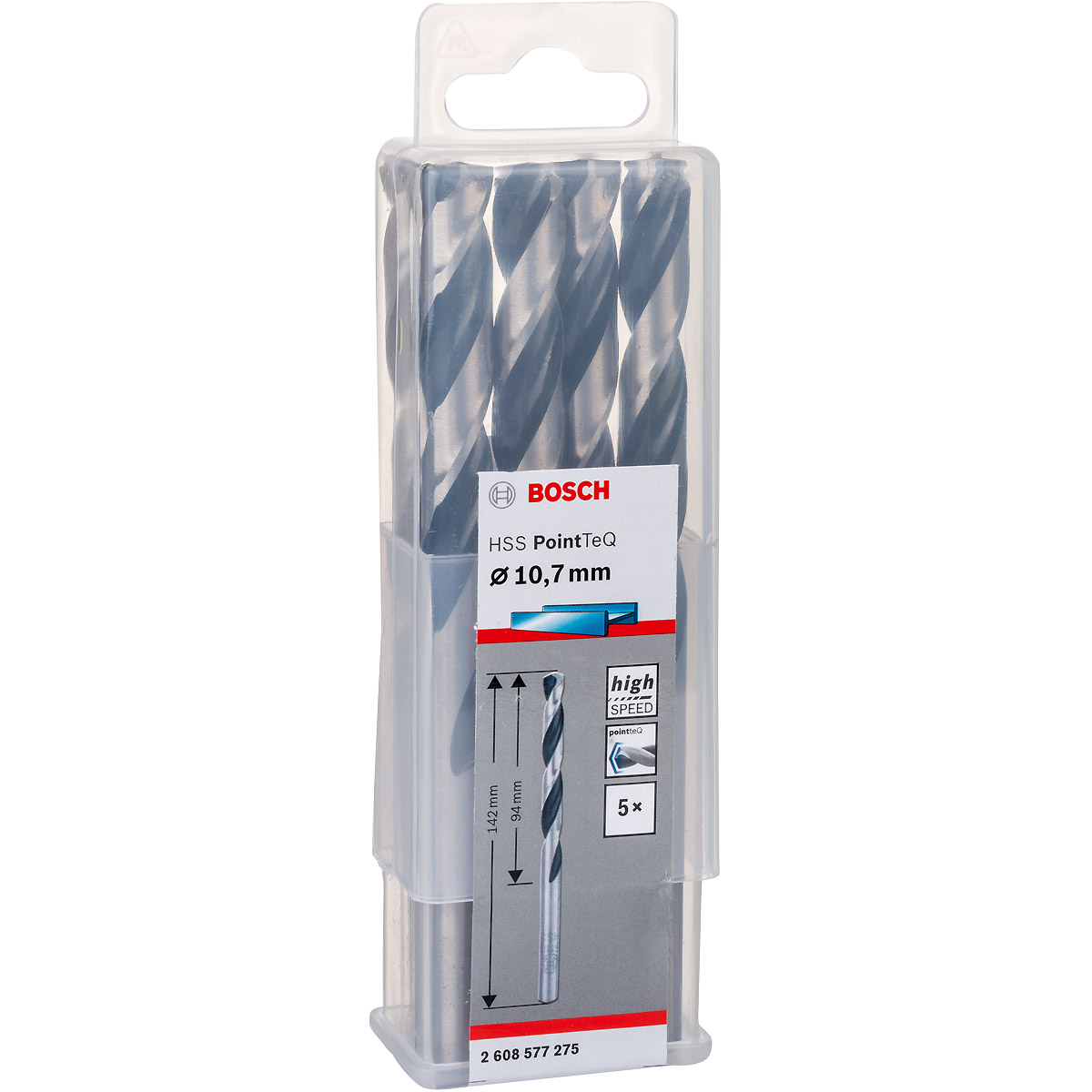 Bosch Metallspiralbohrer HSS PointTeQ, DIN 338