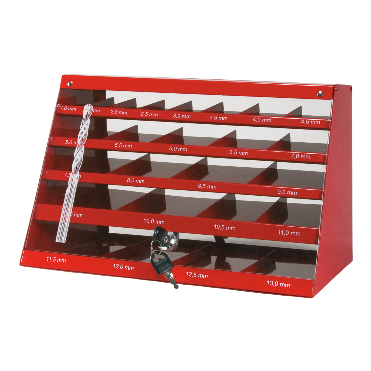 RUKO Bohrerschrank leer für 570 Spiralbohrer