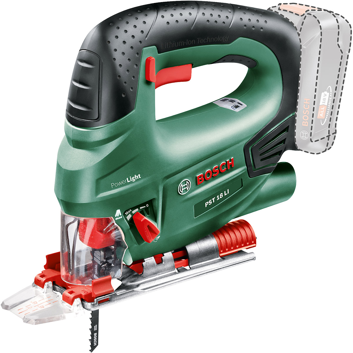 Bosch Stichsäge PST 18 LI Solo-Gerät