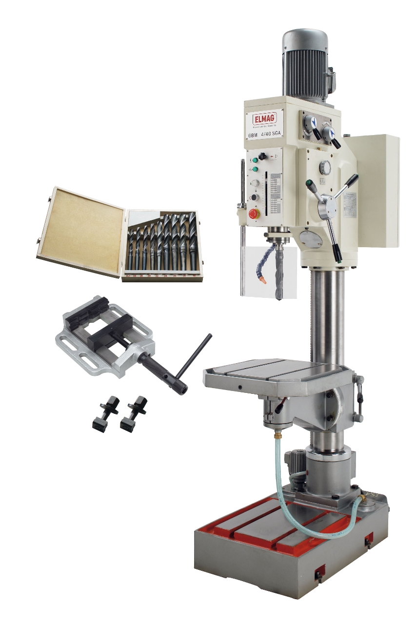 ELMAG Getriebe-Säulenbohrmaschine